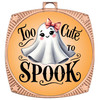 Halloween  theme medal. Great medal for all of your Fall - Halloween pageants, events, contests and more. Available in gold, silver or bronze finish. 
