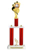 Too Cute to Spook trophy. Great for your Halloween pageants, events, contests and more Numerous trophy heights available. Choice of column color