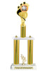 Too Cute to Spook trophy. Great for your Halloween pageants, events, contests and more Numerous trophy heights available. Choice of column color