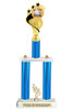 Too Cute to Spook trophy. Great for your Halloween pageants, events, contests and more Numerous trophy heights available. Choice of column color