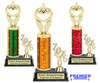 Halloween trophy. Great for your Halloween pageants, events, contests and more Numerous trophy heights available.  Choice of column color