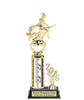 Halloween trophy. Great for your Halloween pageants, events, contests and more Numerous trophy heights available.  Choice of column color