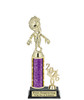 Halloween trophy. Great for your Halloween pageants, events, contests and more Numerous trophy heights available.  Choice of column color