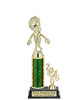 Halloween trophy. Great for your Halloween pageants, events, contests and more Numerous trophy heights available.  Choice of column color