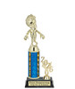 Halloween trophy. Great for your Halloween pageants, events, contests and more Numerous trophy heights available.  Choice of column color