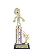 Halloween trophy. Great for your Halloween pageants, events, contests and more Numerous trophy heights available.  Choice of column color