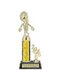 Halloween trophy. Great for your Halloween pageants, events, contests and more Numerous trophy heights available.  Choice of column color