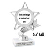Custom trophy 5.5"- 7.5" tall.  Upload your logo or custom artwork for a unique award perfect for any event, contest or gift. 