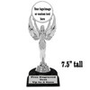  Custom trophy 6.5"- 8.5" tall.  Upload your logo or custom artwork for a unique award perfect for any event, contest or gift. 