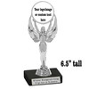  Custom trophy 6.5"- 8.5" tall.  Upload your logo or custom artwork for a unique award perfect for any event, contest or gift. 