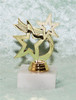 3" Dancing Star trophy.  Great for side awards or participation