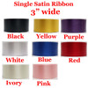 FULL SASH Stock titles  - 4 sash sizes.  Single satin ribbon with slanted year, title and clip art