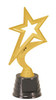 6.5" tall Gold  Star figure on base  (fig5000)