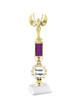 Custom Trophy.  Choice of column color, figure and trophy height.  Height starts at 14".  Upload your logo or custom art work.  (876)