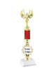 Custom Trophy.  Choice of column color, figure and trophy height.  Height starts at 14".  Upload your logo or custom art work.  (876)