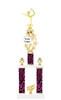 Animal Print 2 Column trophy with customizable riser.  Choice of animal print, trophy height fna figure.  Trophy height starts at 18 inches