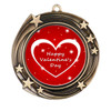 2  3/4" Antique Gold medal with Valentine art work.  Numerous designs available.