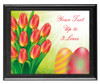  Easter Theme Full Color Plaque.  Customize with your text.  Brown or Black Plaques in numerous sizes.  (es002)