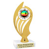  Summer Themed Trophy.  20 art work designs available.  6 1/2" tall  (ph102