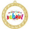  Back to School Themed Medal.  2  3/4" diameter with choice of art work.  Includes free engraving and neck ribbon  (935)