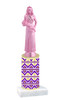 Aztec pattern  trophy with choice of trophy height and figure (001)