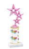 Butterfly pattern  trophy with choice of trophy height and figure (003)