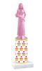  Cupcake  pattern  trophy with choice of trophy height and figure (016