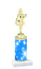 Starburst  pattern  trophy with choice of trophy height and figure (023