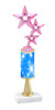 Starburst  pattern  trophy with choice of trophy height and figure (034stem