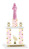 Cupcake theme  2-Column trophy.  Numerous trophy heights and figures available  (003