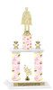 Cupcake theme  2-Column trophy.  Numerous trophy heights and figures available  (003