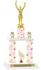 Cupcake theme  2-Column trophy.  Numerous trophy heights and figures available  (003