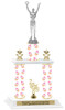 Cupcake theme  2-Column trophy.  Numerous trophy heights and figures available  (004