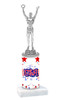 USA theme trophy with silver figure.  Numerous trophy heights and choice of silver figure.
