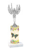 Butterfly  trophy with choice of trophy height and figure (B02