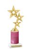 Glitter Column trophy with choice of glitter color, trophy height and base.