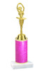 Glitter Column trophy with choice of glitter color, trophy height and base.  (9526)