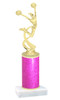  Glitter Column trophy with choice of glitter color, trophy height and base.  (4506)