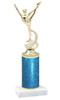 Glitter Column trophy with choice of glitter color, trophy height and base.  (4526