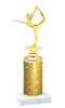 Glitter Column trophy with choice of glitter color, trophy height and base.  (2301