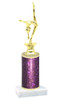 Glitter Column trophy with choice of glitter color, trophy height and base.  (2401