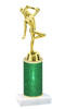 Glitter Column trophy with choice of glitter color, trophy height and base.  Dancer