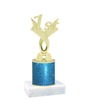 Glitter Column trophy with choice of glitter color.  5  1/2"  tall - great for side awards, participation and more!  1st