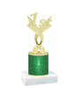 Glitter Column trophy with choice of glitter color.  5  1/2"  tall - great for side awards, participation and more!  1st