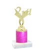 Glitter Column trophy with choice of glitter color.  5  1/2"  tall - great for side awards, participation and more!  2nd