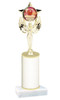 School theme  Glitter Column trophy with choice of glitter color, trophy height and base.  (MF1080) 12