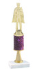 Glitter Column trophy  with pedestal.  Choice of glitter color,  trophy height and base.  King