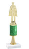 Glitter Column trophy  with pedestal.  Choice of glitter color,  trophy height and base.  King