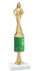 Glitter Column trophy  with pedestal.  Choice of glitter color,  trophy height and base.  Sr. Queen