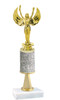 Glitter Column trophy  with pedestal.  Choice of glitter color,  trophy height and base.  Victory